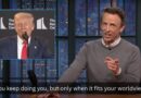 Seth Meyers has a blunt response to Trump refusing to honor ‘woke’ artists