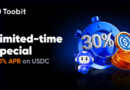 Toobit Offers 30% APR on USDC, Leading High-Yield Opportunities