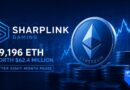 SharpLink Purchases 39,196 ETH Worth $62.4 Million After Eight-Month Pause