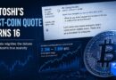 Satoshi’s Lost-Coin Quote Turns 16, Reigniting Bitcoin Scarcity Debate