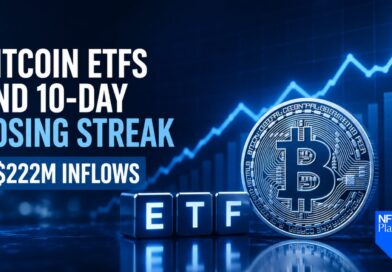 US Bitcoin ETFs Break 10-Day Losing Streak With $222 Million in Inflows as Bitcoin Reclaims $61K