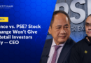 Binance vs. PSE? Stock Exchange Won’t Just Give Up Retail Investors to Global Crypto Exchange — PSE CEO