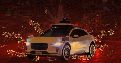 Waymo car runs over firework in San Francisco