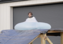 Man rolls downhill in giant water balloon in glorious slow motion