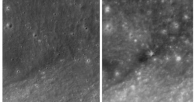 Here Are the First Images of the Crater Left on the Moon by SpaceX’s Rocket