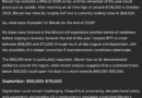 Sam Altman ChatGPT AI Predicts Bitcoin Price, and its Bullish