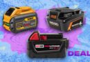 Home Depot free battery deal: Ridgid, Milwaukee, and DeWalt tools