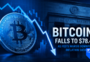 Bitcoin Falls to $78.4K as Fed’s Warsh Downplays Soft Inflation Data