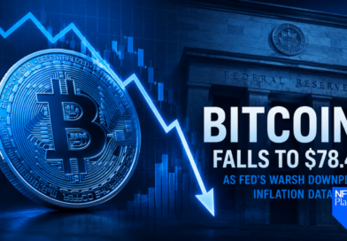 Bitcoin Falls to $78.4K as Fed’s Warsh Downplays Soft Inflation Data