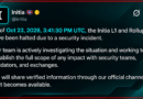 Hacker Prints $2.7M in Crypto as Initia Blockchain Grinds to a Halt